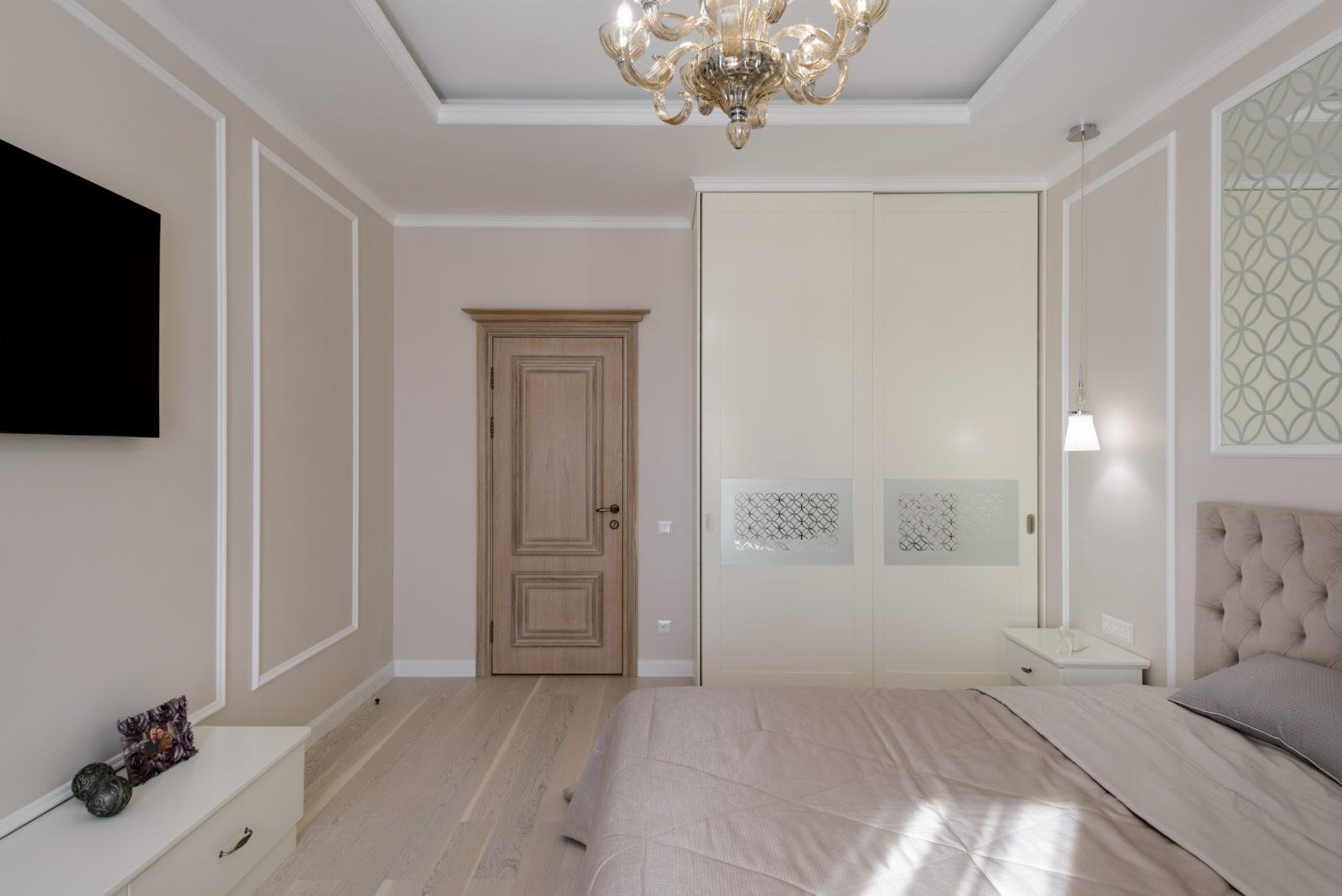Дизайн интерьера спальни ЖК Бавария
