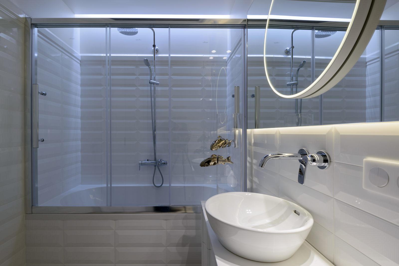 Дизайн интерьера ванной комнаты в Академгородке