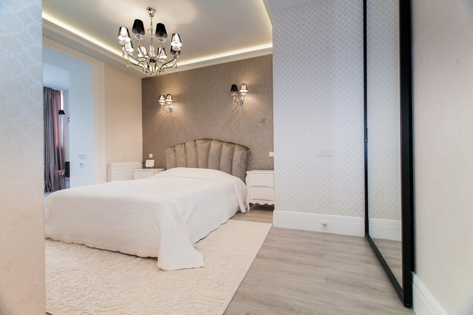 Дизайн интерьера спальни на Романова